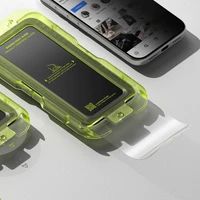 Ringke Easy Slide 2-jų rinkinys privatumo stiklas iPhone 17 Pro - juodas