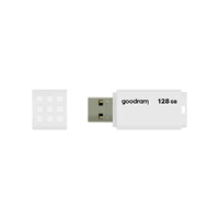 GOODRAM UME2 USB atmintukas - 128GB USB 2.0 baltas
