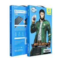 LCD apsauginis stikliukas 5D Mr. Monkey Glass (Strong Matte) Apple iPhone 14 Pro juodas