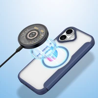 Dux Ducis Skin X Pro Dėklas iPhone 17 su pinigine, MagSafe suderinamas - Mėlynas