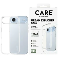 CARE by PanzerGlass Flagship Urban Explorer dėklas su permatomu rėmeliu iPhone Air - permatomas