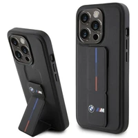 BMW Grip Hot Stamp dėklas telefonui iPhone 15 Pro - juodas