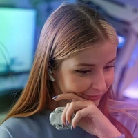 Acefast T8 TWS Bluetooth belaidės ausinės - šviesiai mėlynos