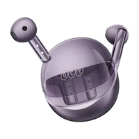 TWS QCY AilyBuds Clear T32 ausinės (violetinės)