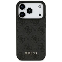 Guess 4G Classic dėklas telefonui iPhone 17 Pro - juodas