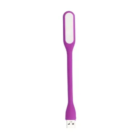 Mini LED lempa silikoninė USB violetinė