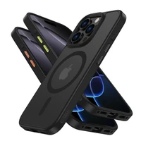 Tech-Protect MagMat Magsafe 3 rinkinys iPhone 16 Pro Max dėklas - matinė juoda