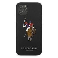US Polo USHCP12LPUGFLBK iPhone 12 Pro Max 6.7 black Polo Embroidery Collection