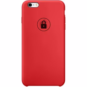 Dėklas "Silicone Case" skirtas iPhone 6 Plus (iPhone 6S Plus) / Red Product / su įpakavimu
