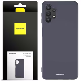 Spacecase silikoninis dėklas Galaxy A32 5G juodas
