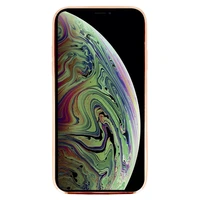 Madingas dėklas telefonui Iphone X/XS dizainas 4 šviesiai rožinė
