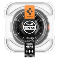 Spigen Glas.TR ”Ez-Fit” grūdintas stiklas Samsung Galaxy Watch 8 46mm - skaidrus