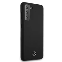 Dėklas telefonui Mercedes Silikoninis Line dėklas Samsung Galaxy S21+ juodas