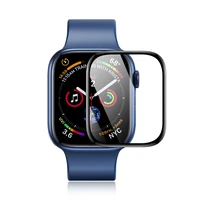 DUX DUCIS apsauginis LCD PMMA stiklas su rėmeliu Apple Watch 10 42 mm, juodas