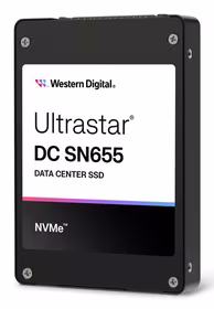 Western Digital Ultrastar DC SN655 SSD diskas 3.84TB PCIe Gen4 NVMe TLC U.3 6800/2600 MB/s
