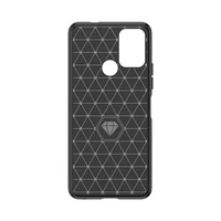 Carbon Case silikoninis dėklas telefonui Nokia C22 - juodas