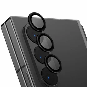 Uniq Optix Auminium grūdintas stiklas objektyvui su aplikatoriumi Samsung Galaxy Z Fold 6 - juodas