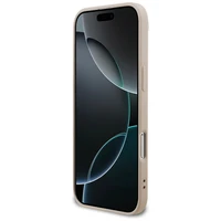 Guess 4G Didelio logotipo dėklas telefonui iPhone 17 Air - rožinis