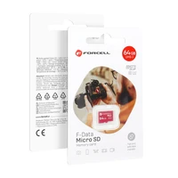 FORCELL F-DATA atminties kortelė 64GB UHS-I U3 10 klasė