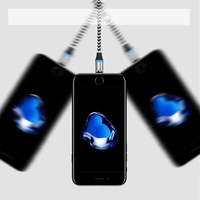 Kištukinis adapteris magnetiniam USB kabeliui Lightning sidabrinis