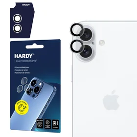 3mk HARDY objektyvo apsauginis Pro stiklas Apple iPhone 16 / 16 Plus – skaidrus