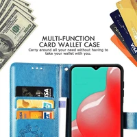 Dėklas Flower Book Samsung A546 A54 5G mėlynas