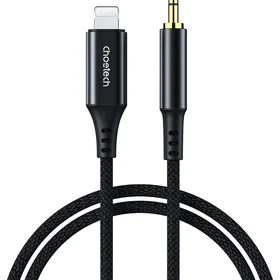 Audio kabelis Choetech AUX009 Lightning to 3,5mm juodas