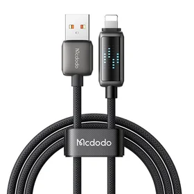"Mcdodo CA-5250" USB-A į "Lightning" laidas, LED ekranas, 1,2 m
