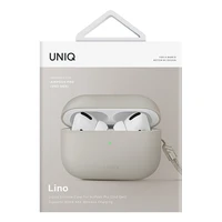 Uniq Lino dėklas AirPods Pro 2 - smėlio spalvos
