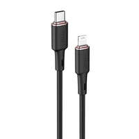 Acefast kabelis MFI USB Type C - Lightning 1.2m, 30W, 3A juodas (C2-01 juodas)