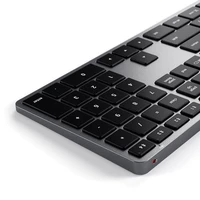 Wireless keyboard QWERTY Satechi Slim X3 ST-BTSX3M space gray