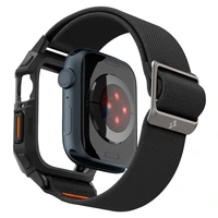 Spigen Lite Fit Pro dėklas laikrodžiui Apple Watch 4/5/6/7/8/9/SE (44/45 mm) - matinis juodas