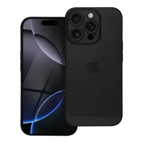 BREEZY dėklas telefonui IPHONE 16 Pro juodas