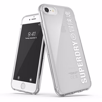 SuperDry Snap iPhone 6/6s/7/8/SE 2020 / SE 2022 Skaidrus dėklas baltas 41573