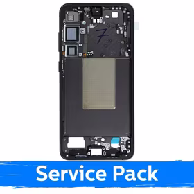 Vidurinis rėmas Samsung S926 S24 Plus / Onyx Black / (Service Pack)