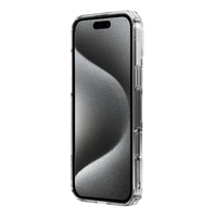 Nillkin Nature Pro dėklas telefonui iPhone 16 Pro - permatomas ir baltas