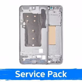 Vidurinis rėmas suderinamas su Samsung S721 S24 FE / sidabrinis / (Service Pack)