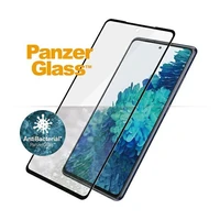 PanzerGlass E2E Microfracture antibakterinis stiklas Samsung Galaxy S20 FE - su juodu rėmeliu