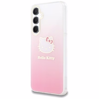 Hello Kitty IML Gradientinis Electrop Kitty Head dėklas telefonui skirtas Samsung Galaxy A55 - rožinis