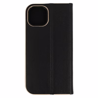 Knygos dėklas su rėmeliu Samsung Galaxy J7 2017 juodas