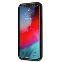 Ferrari FERCAHCP12SBK iPhone 12 mini 5.4" juodas/juodas kietas dėklas On Track Real Carbon