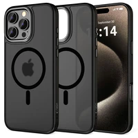Tech-Protect MagEdge Magnetinis dėklas telefonui iPhone 16 Pro Max - pusiau skaidrus