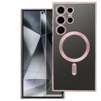 ELECTRO MAG COVER dėklas suderinamas su MagSafe SAMSUNG A37 rožinio aukso