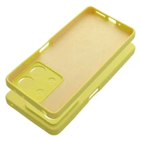 Silikoninis dėklas 2mm XIAOMI REDMI NOTE 13 5G citrininis