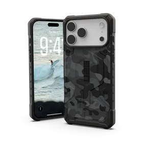 UAG Pathfinder Magnetinis dėklas telefonui iPhone 17 Pro Max - juodas ir pilkas