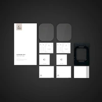 "Tech-Protect Supreme Hydrogel" hidrogelio plėvelės rinkinys, skirtas "Apple Watch 10" 46 mm laikrodžiui - skaidrus