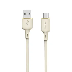 Dudao L7SC USB-A - USB-C kabelis 5A 1m - smėlio spalvos