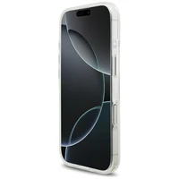 Karl Lagerfeld IML Karl RSG logotipo magnetinis dėklas telefonui iPhone 17 - skaidrus