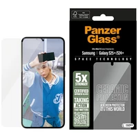 PanzerGlass Itin plonas keraminis stiklas Samsung Galaxy S25+ - Skaidrus