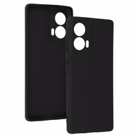 Dėklas telefonui matinis MOTOROLA MOTO G96 5G juodas